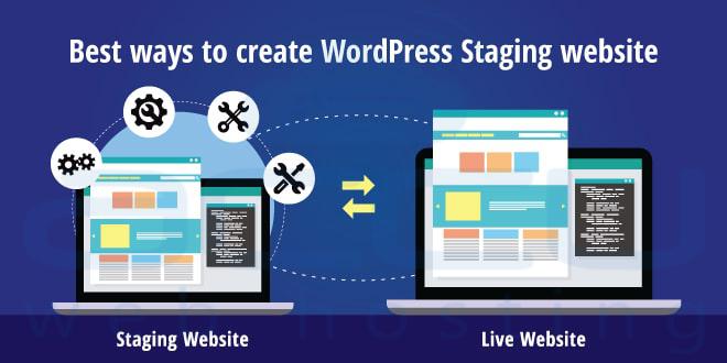 Cara membuat situs web pementasan untuk WordPress