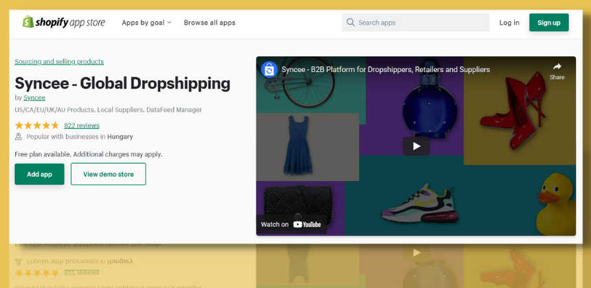 Syncee-グローバルドロップシッピング Syncee - Global Dropshipping