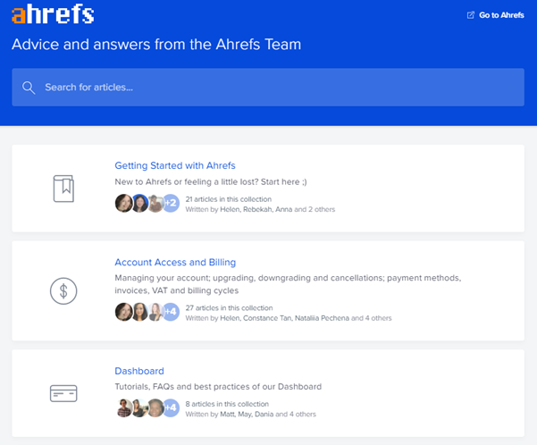 Ahrefs Vs Semrush : quel outil SEO est le meilleur et pourquoi ? 26 Ahrefs Support