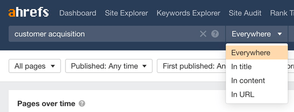 Ahrefs Vs Semrush : quel outil SEO est le meilleur et pourquoi ? dix Ahrefs Content Explorer tool