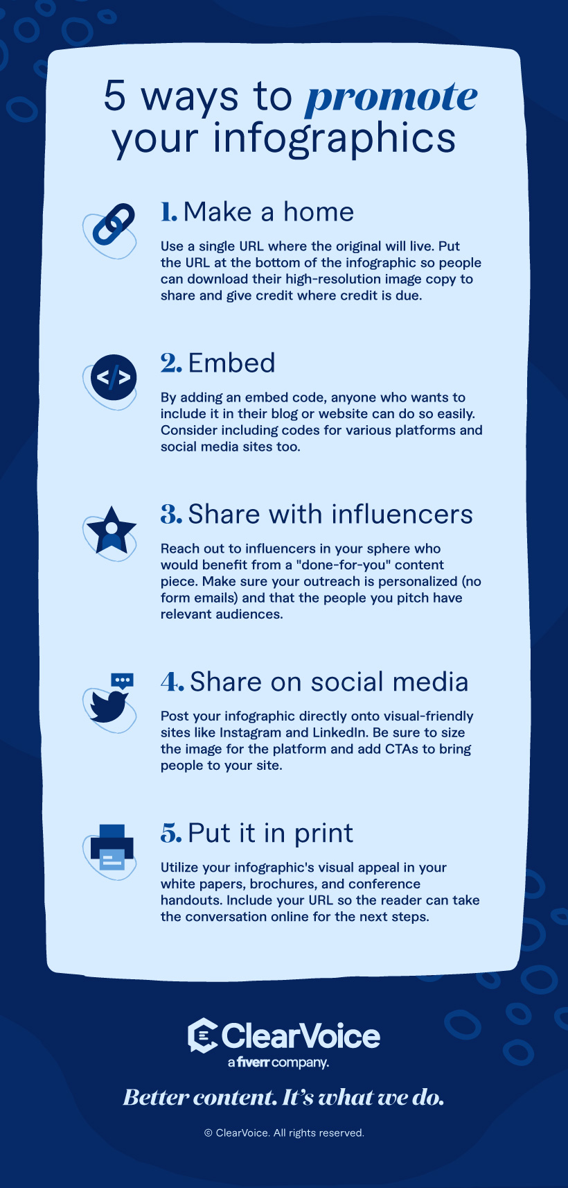 5 maneiras de promover seus infográficos