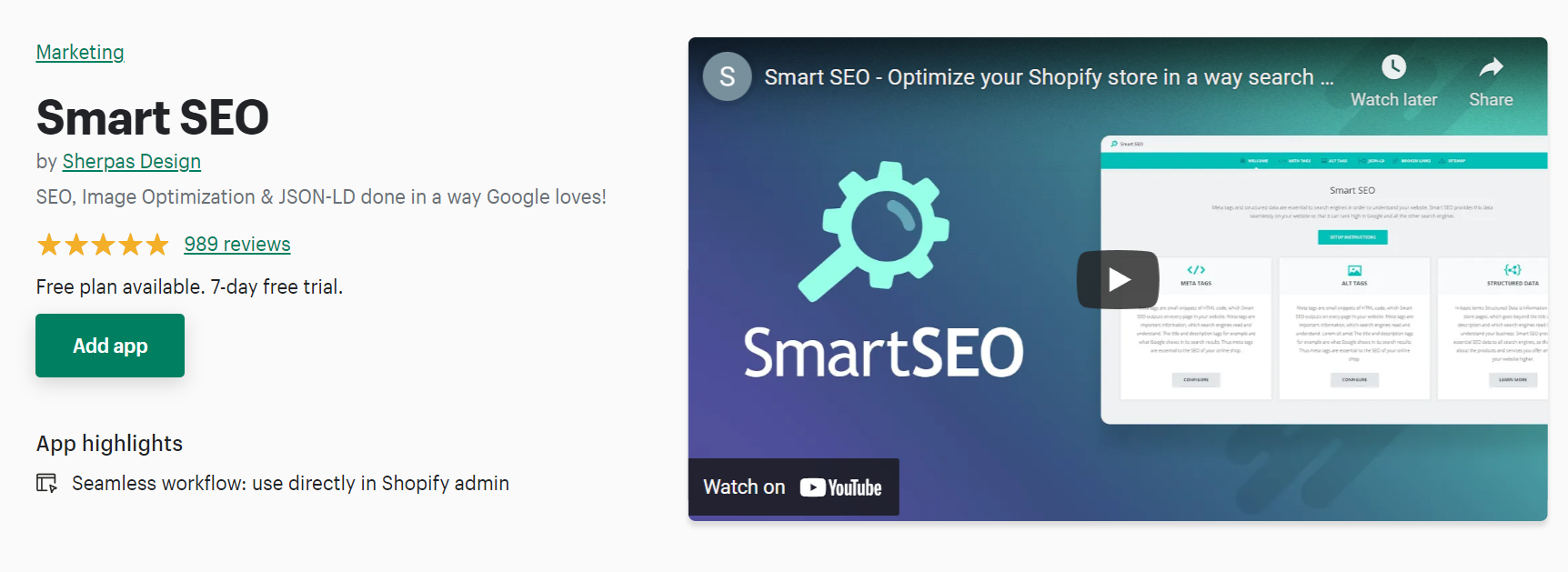 Aplikasi SEO Shopify Terbaik