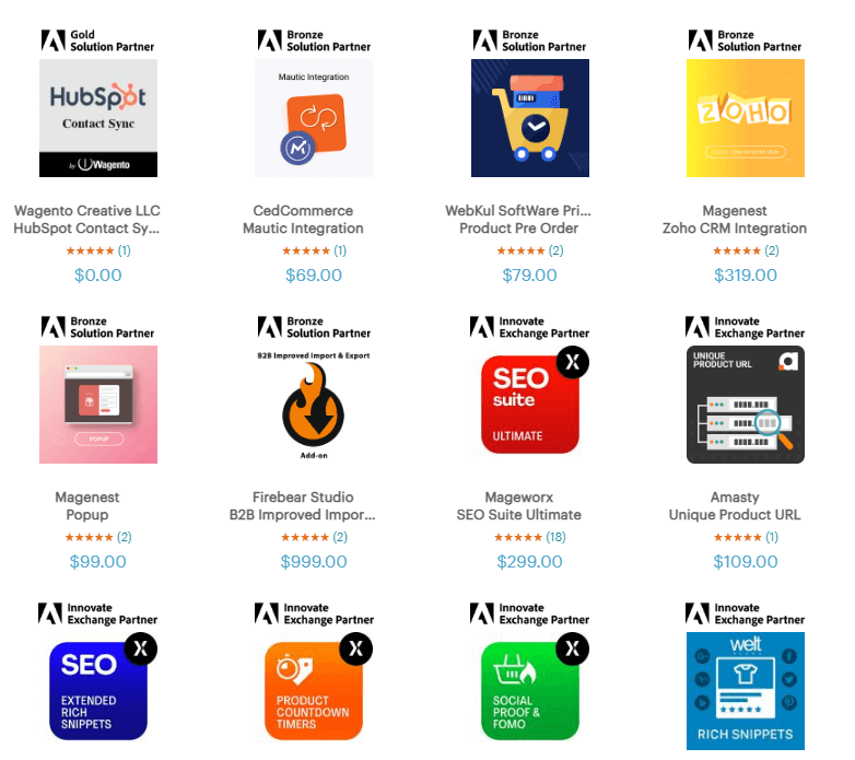 用于营销的 magento 扩展