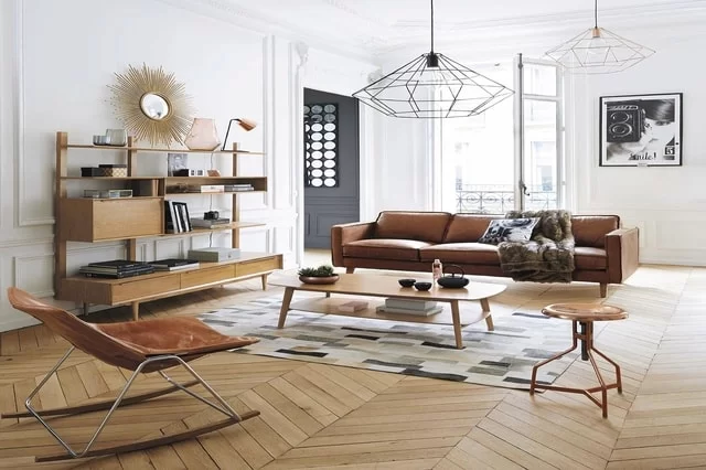 Design d'intérieur moderne du milieu du siècle