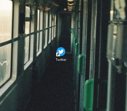 Значок Twitter PWA на рабочем столе