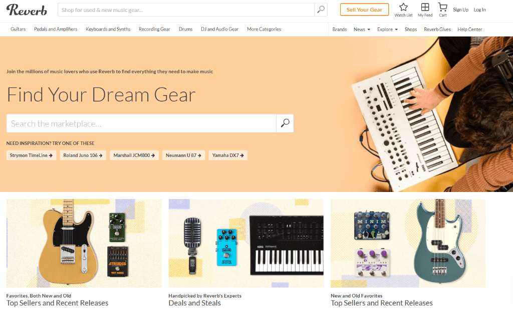Site-ul Reverb