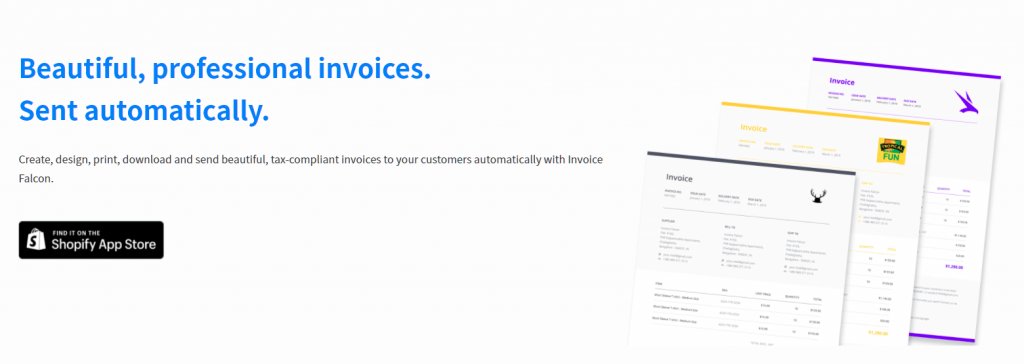 최고의 인보이스 Shopify 앱