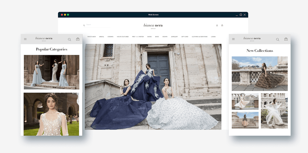 Bianca Nera, Magento PWA