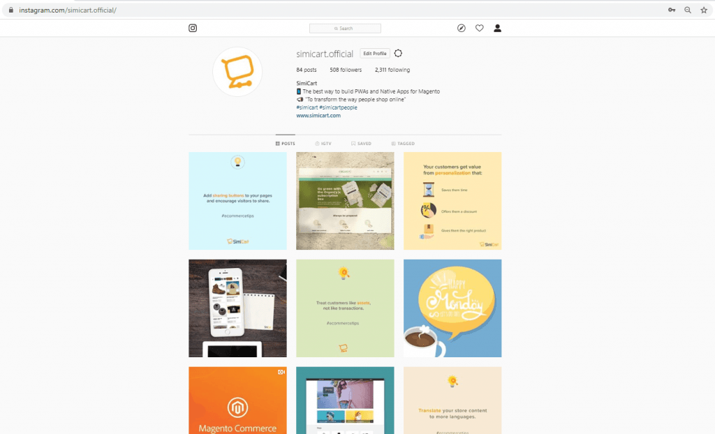 Instagram PWA
