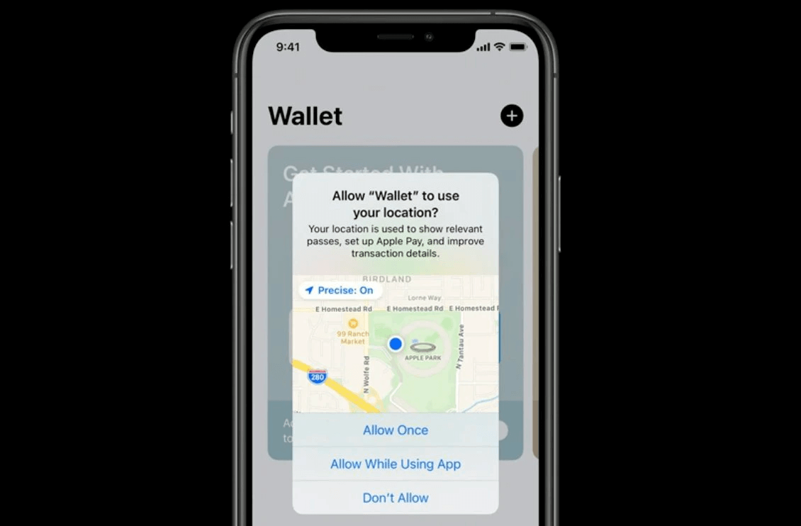 iOS 14 Beta 中的地理位置