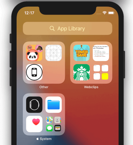 iOS 中的应用程序库