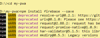 Firebase 설치
