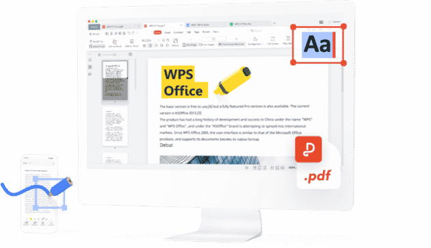 محرر WPS-Office-PDF