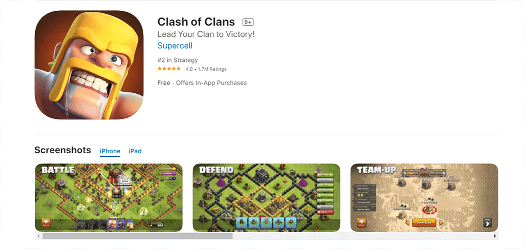 Clash of Clans oyunu ekran görüntüleri