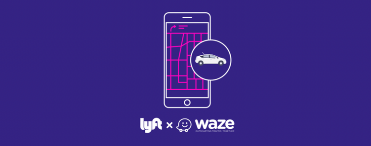 Lyft와 Google의 Waze 파트너십