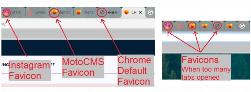 Icônes de conception Web