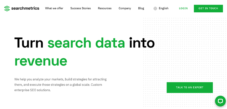 Mesures de recherche Searchmetrics