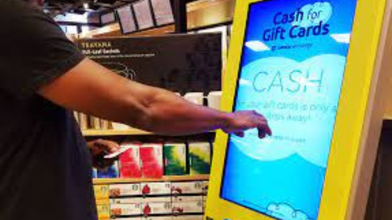 เครื่องคีออสก์บัตรของขวัญ