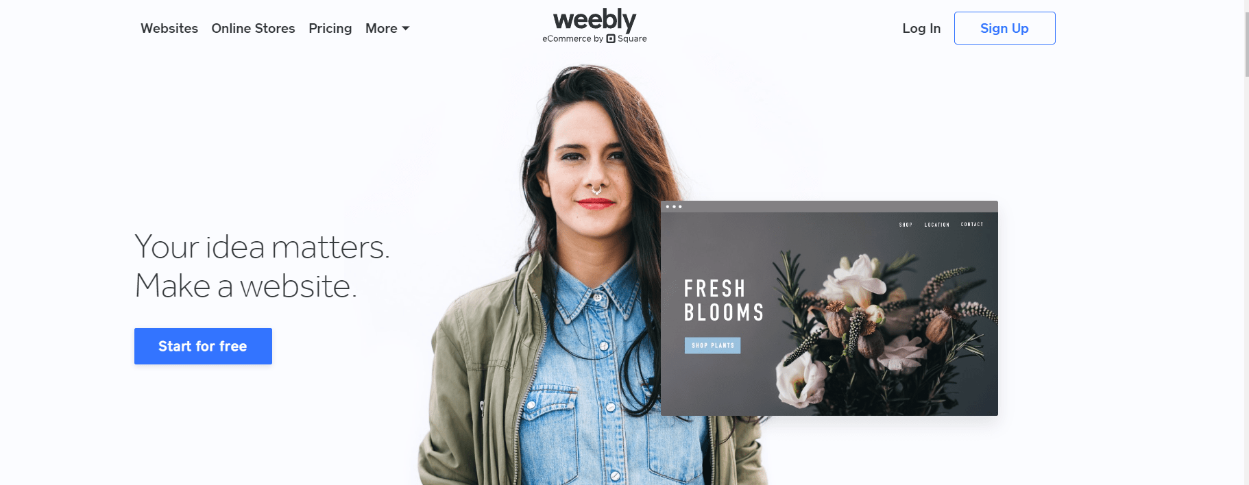 Weebly - Shopify alternatifleri