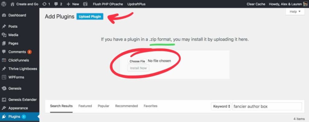 subir plugin a wordpress