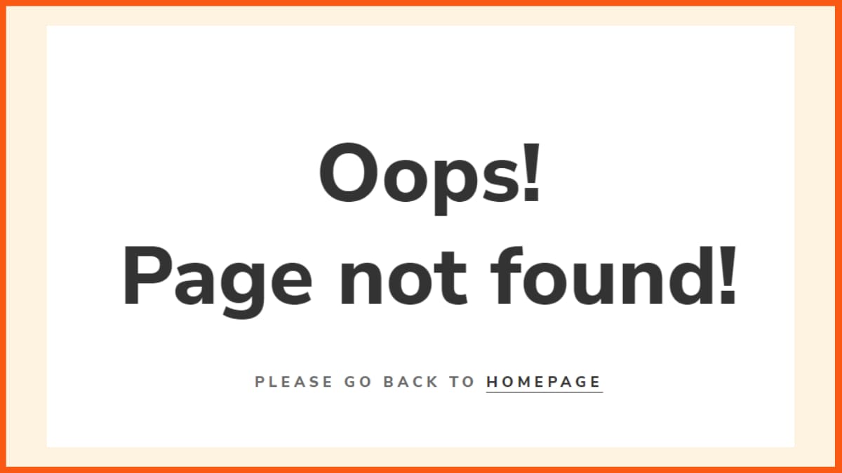 404 Błąd strony internetowej