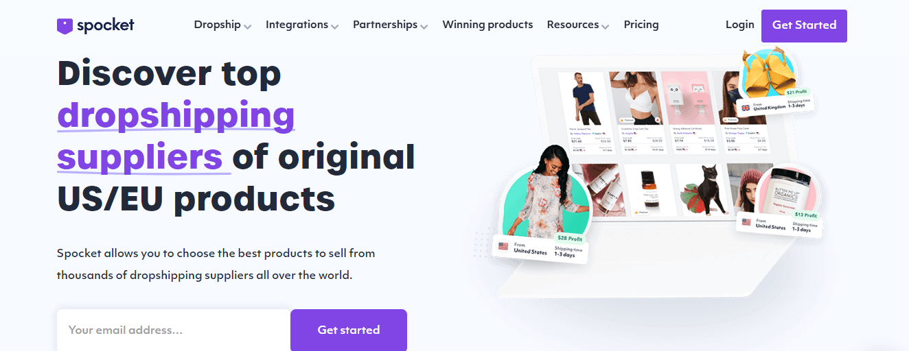 Spocket Shopify-Alternativen für Dropshipping