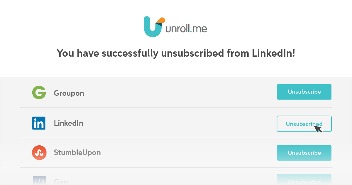 2020 年最佳生产力工具 - 40 多种将改变您生活的工具 19 unrollme email management tool