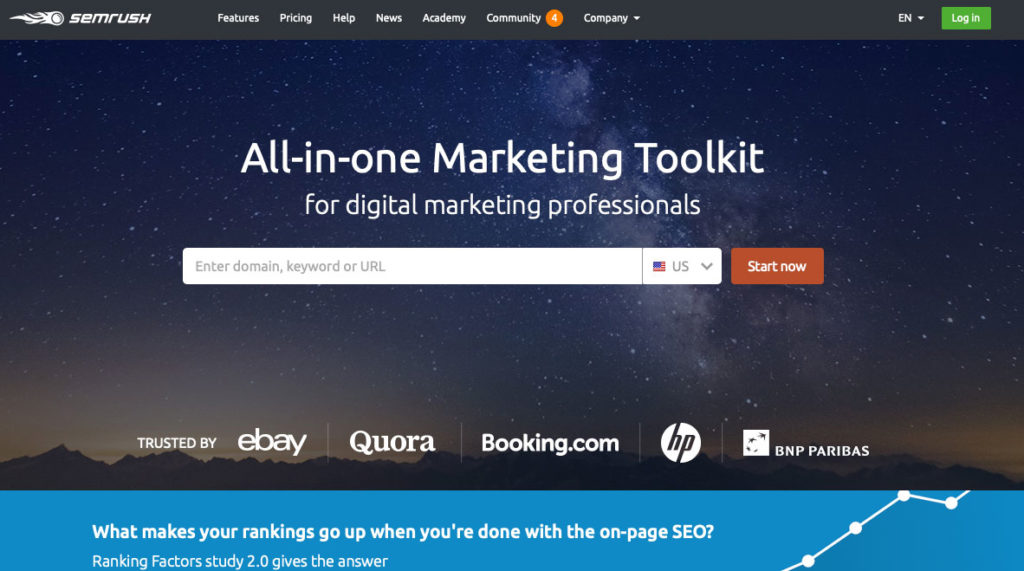 semrush 初創公司的最佳 seo 工具