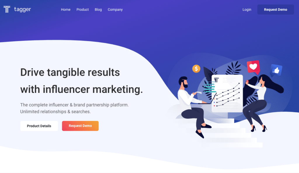 สุดยอดรายชื่อแพลตฟอร์มการตลาดผู้มีอิทธิพลที่ดีที่สุด 18 tagger media influencer marketing tool