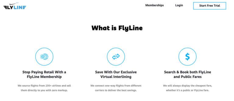 Havayolları için Flyline sunscription iş modeli