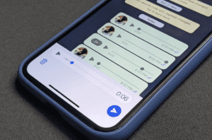 Mensagens de áudio do WhatsApp