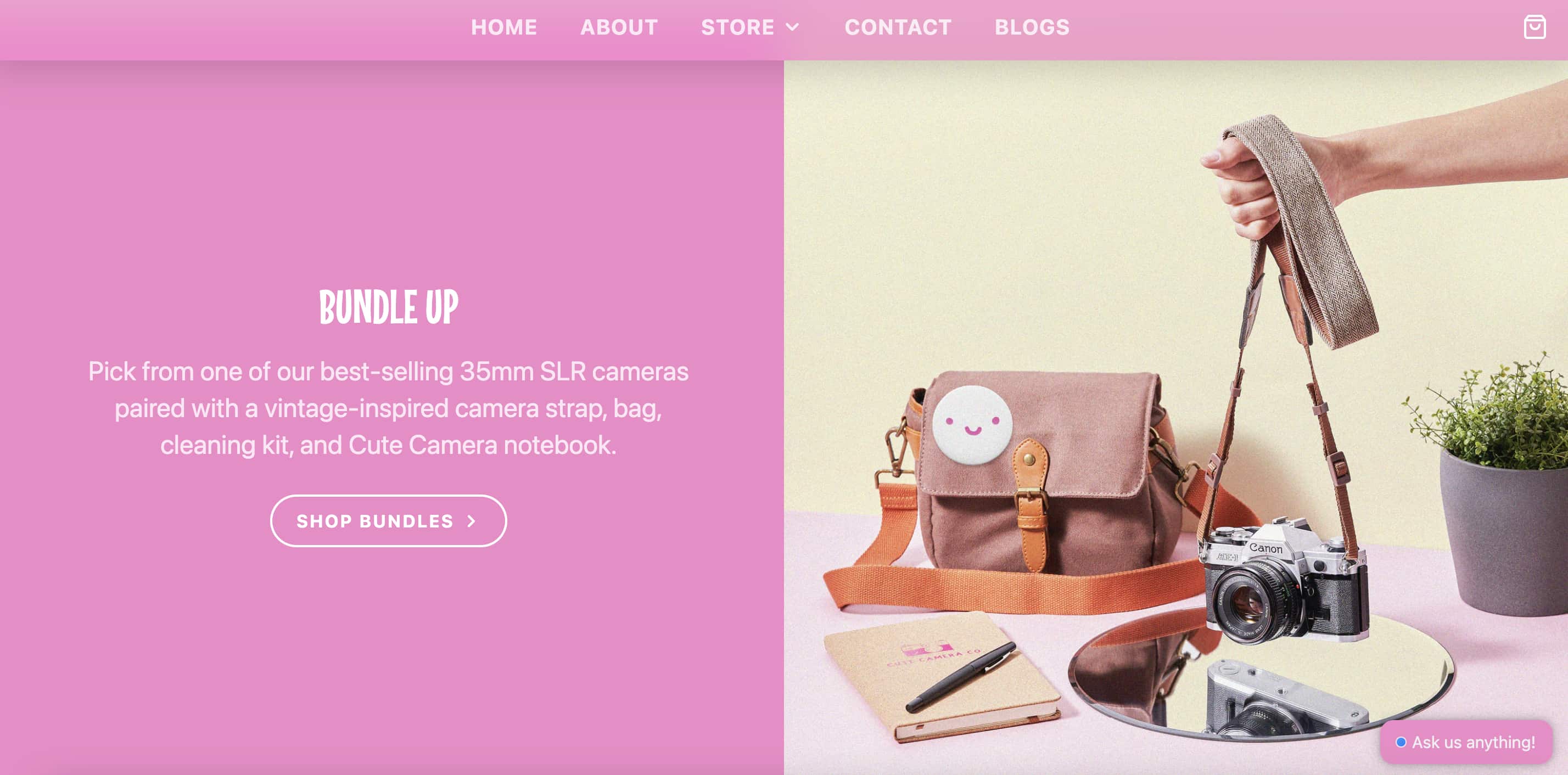 Pacchetti presenti sulla home page