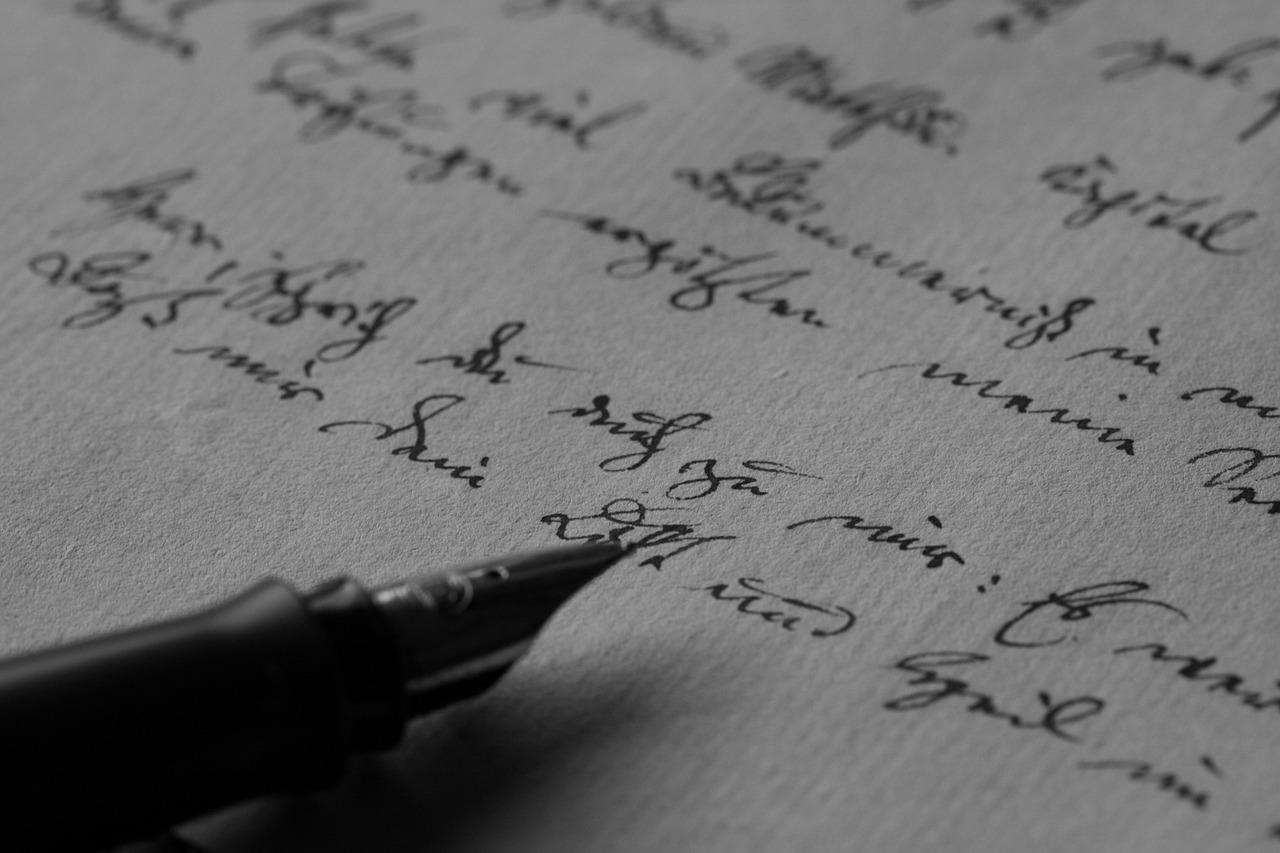 firma a penna a inchiostro