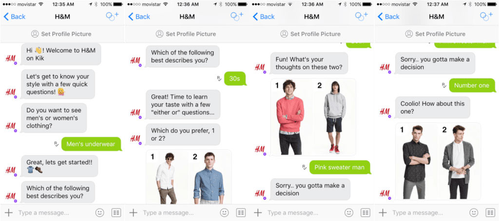 如何為服裝在線創業 H&M