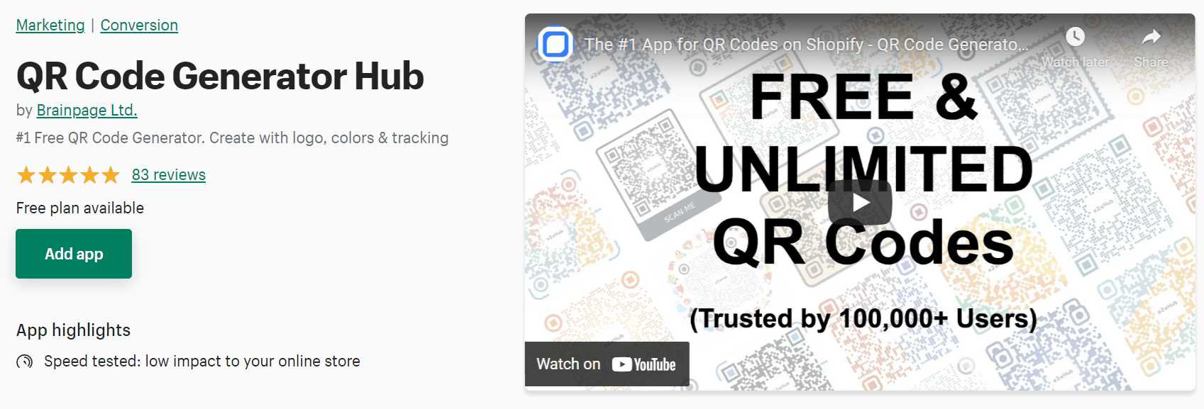 QR kod üreteci uygulaması