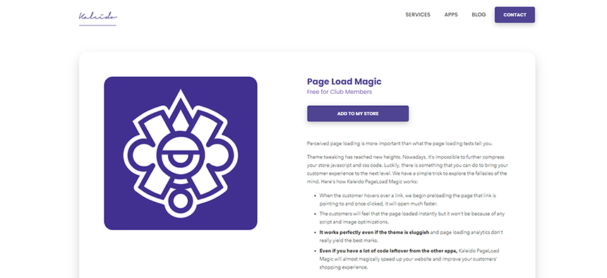 Magia de carregamento de página Page Load Magic