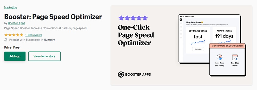 Booster: otimizador de velocidade da página Booster: Page Speed Optimizer