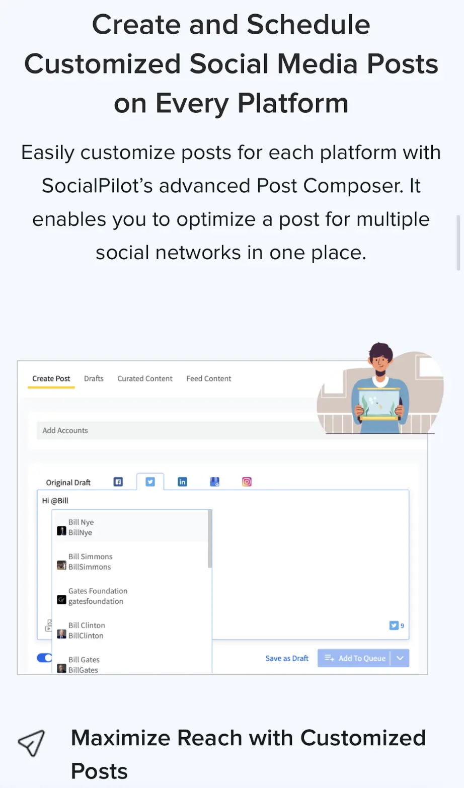 Planungs- und Veröffentlichungstool scheduling and publishing tool