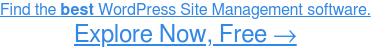 Finden Sie die beste Websiteverwaltungssoftware für WordPress. Jetzt kostenlos entdecken →