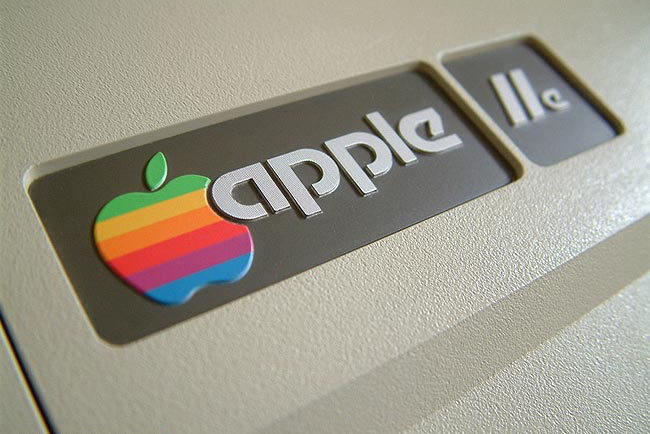 Apple 2-Logo im Jahr 1977