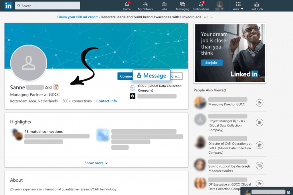 Linkedin-2nd-connection-locked-メッセージ