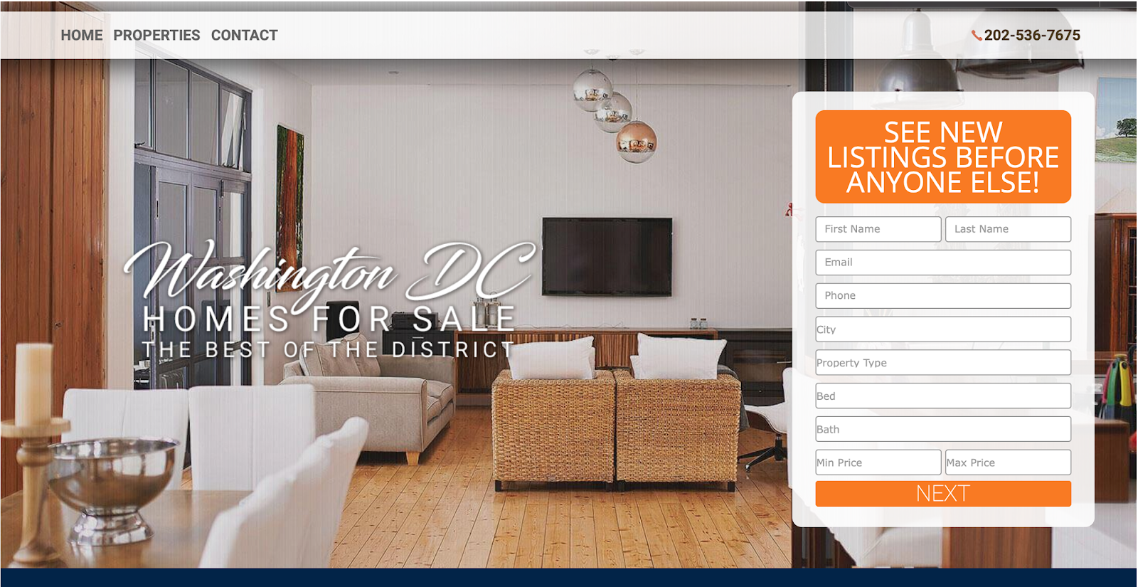 หน้า Landing Page ของ sotheby