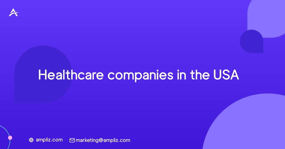 ABD'deki sağlık şirketleri Healthcare companies in the USA