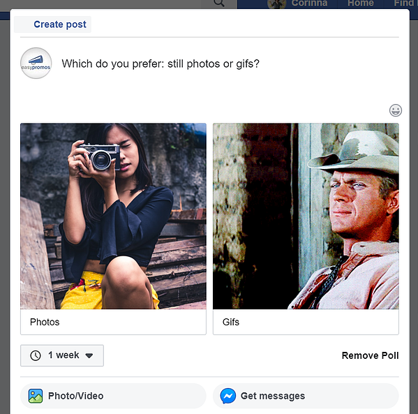 enquete online fb