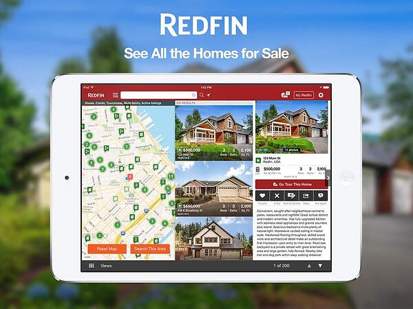 aplicația mobilă redfin