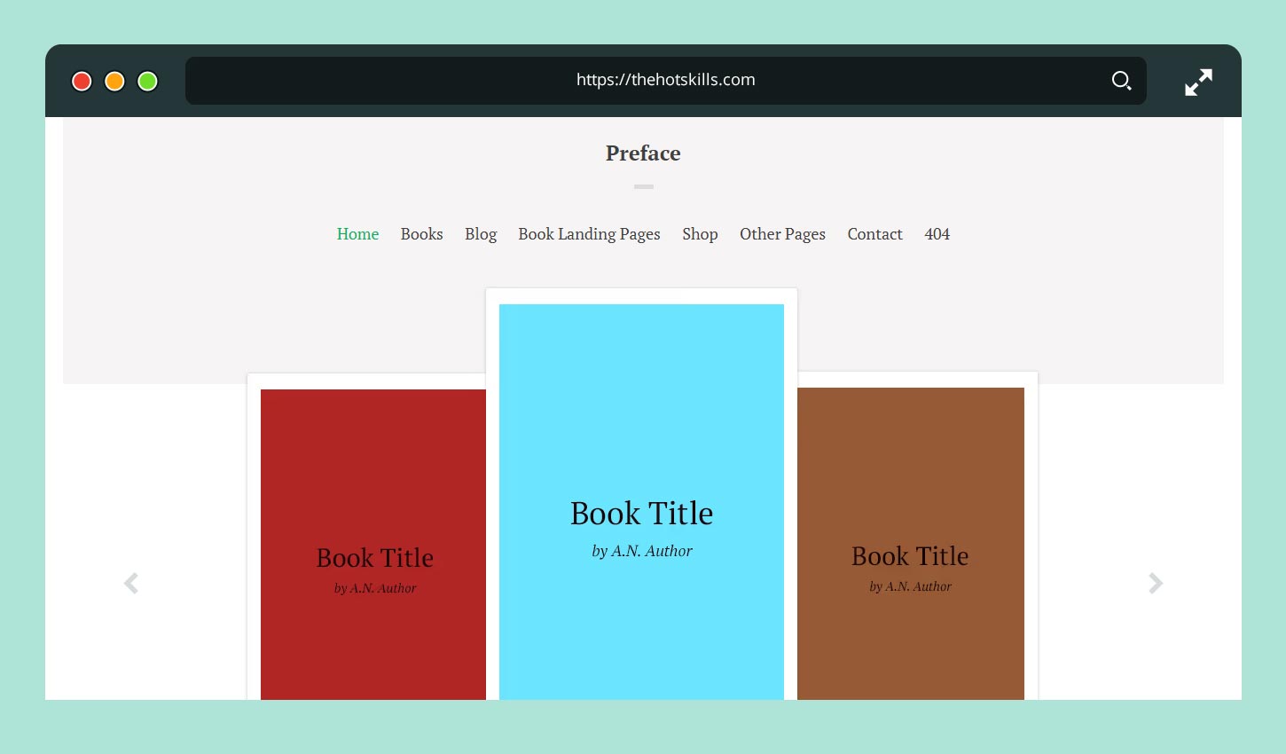 Prefazione: un tema WordPress per autori
