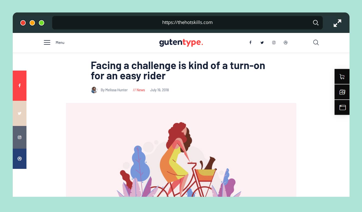 Gutentype: tema WordPress Gutenberg