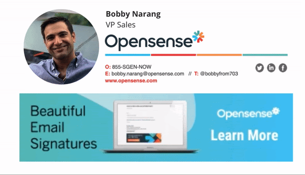 opensense 电子邮件签名