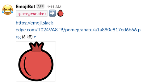 emoji de romã