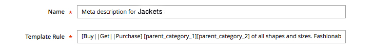 Meta descrizione per le categorie in Magento 2